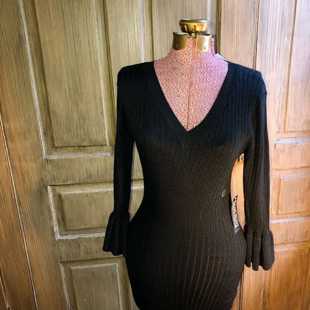 Women’s New York & Company Black Dress   - Picture 6 of 15